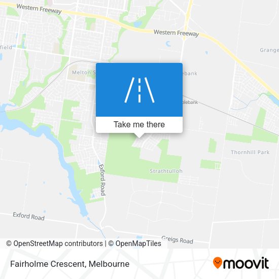 Fairholme Crescent map
