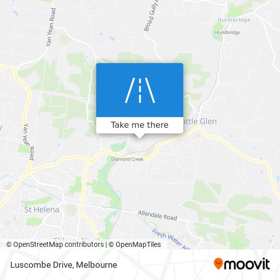 Luscombe Drive map