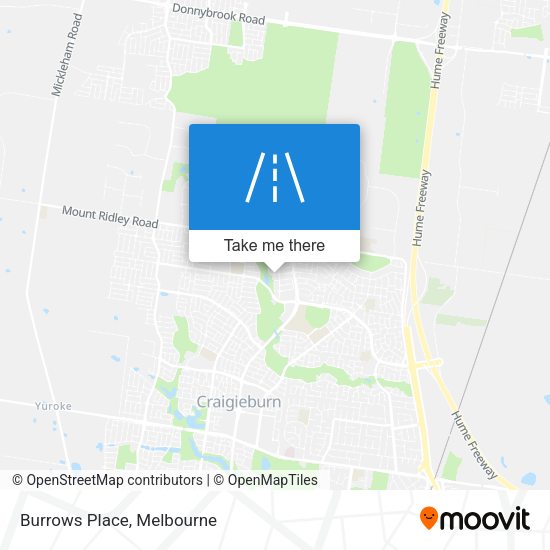 Burrows Place map