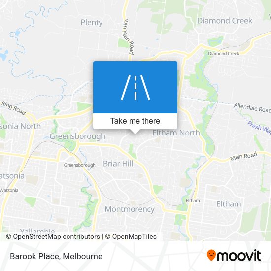 Barook Place map