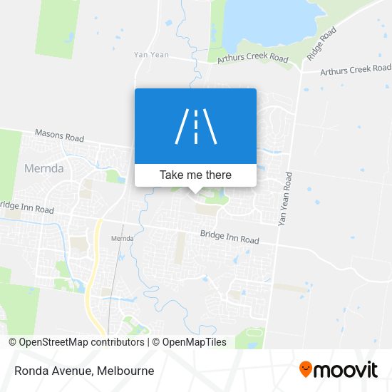 Ronda Avenue map
