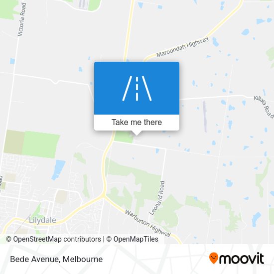 Bede Avenue map