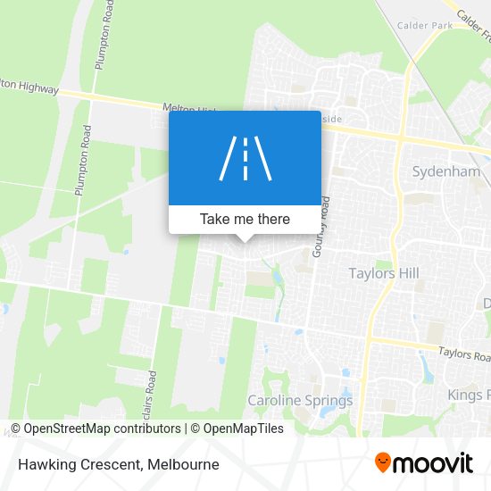Hawking Crescent map