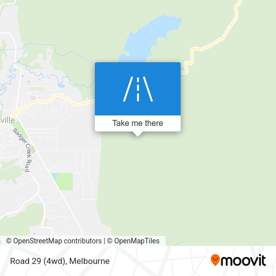 Road 29 (4wd) map