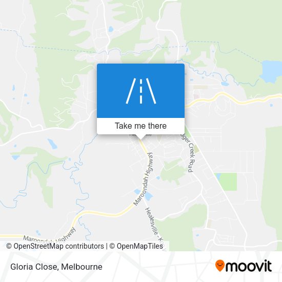 Gloria Close map