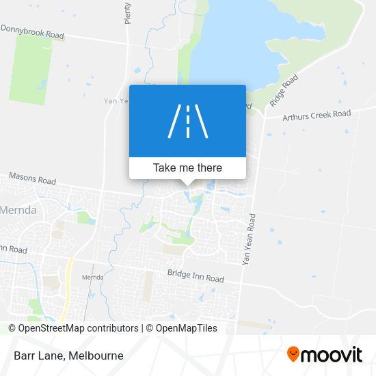 Barr Lane map