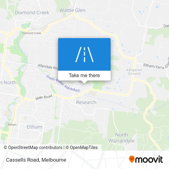 Cassells Road map