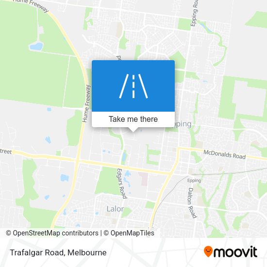 Trafalgar Road map