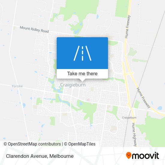 Clarendon Avenue map
