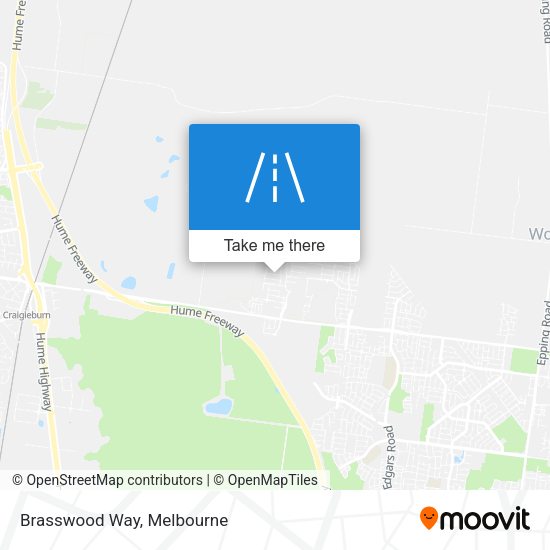 Brasswood Way map