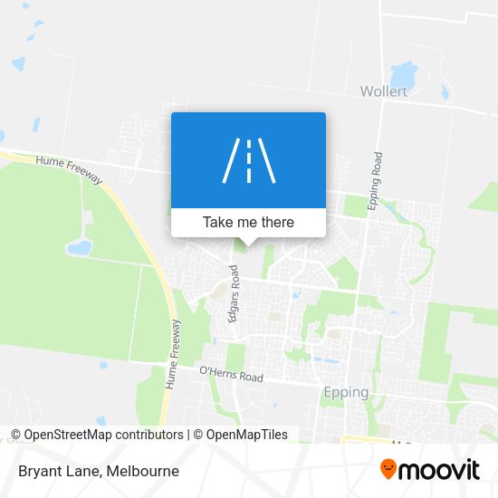 Bryant Lane map