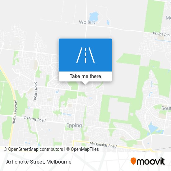 Artichoke Street map
