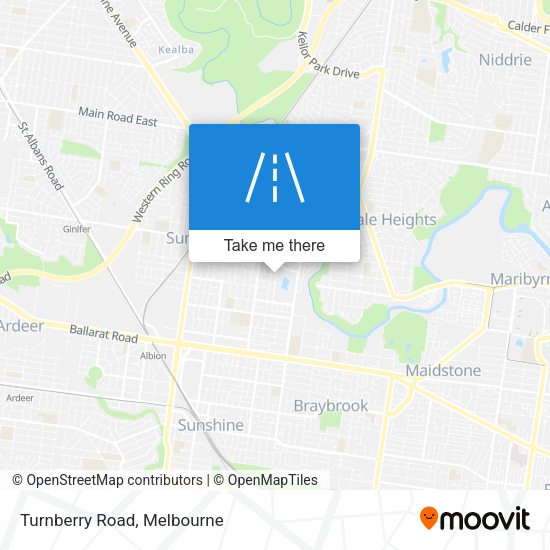 Turnberry Road map