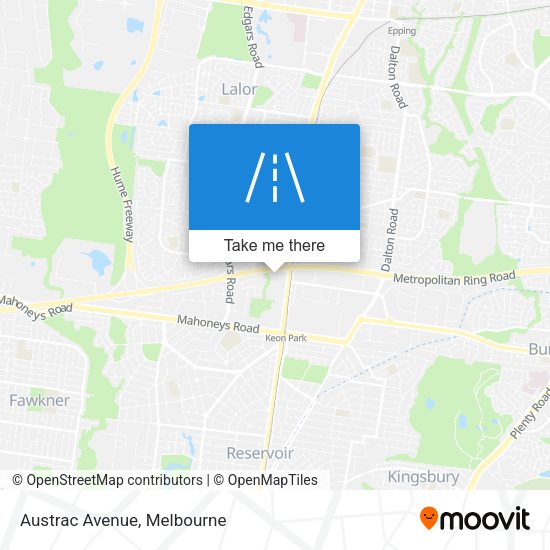 Austrac Avenue map