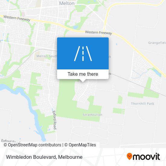 Wimbledon Boulevard map