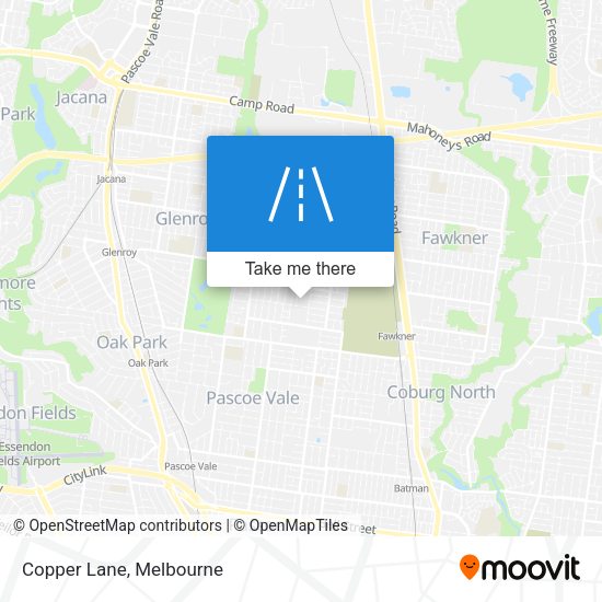 Copper Lane map