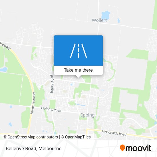 Bellerive Road map