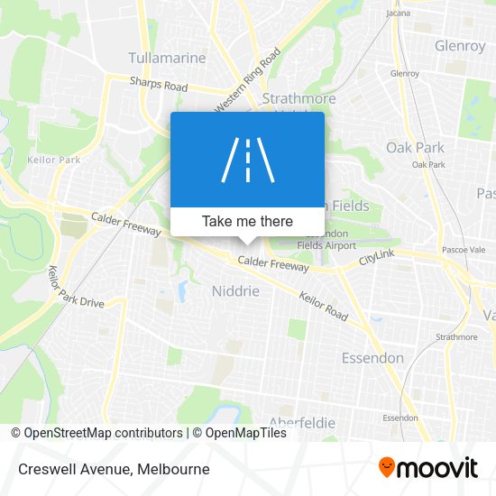 Creswell Avenue map