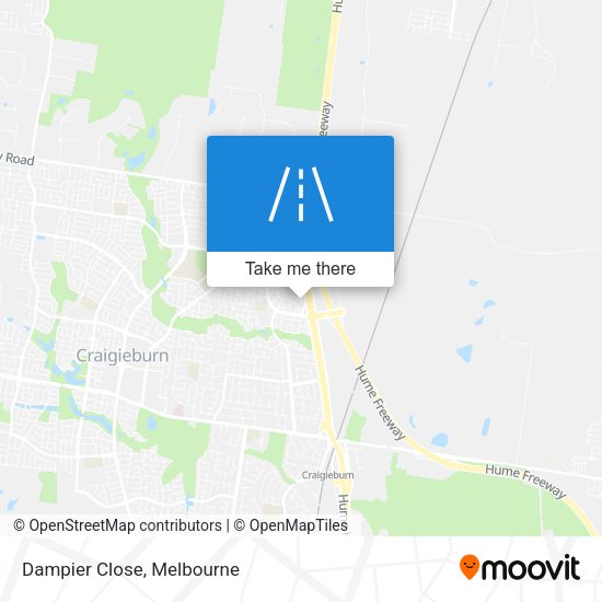 Dampier Close map