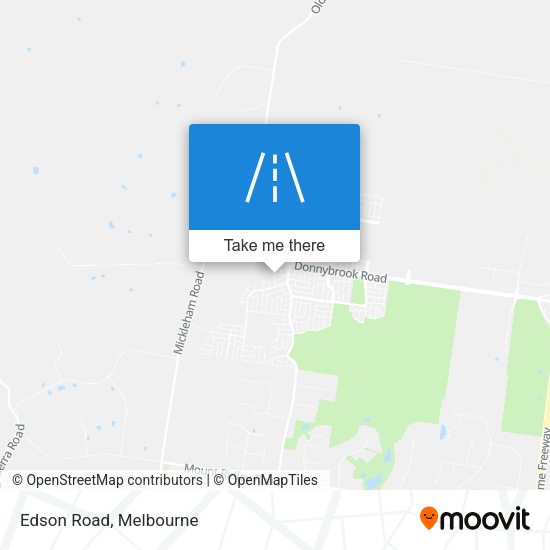 Edson Road map