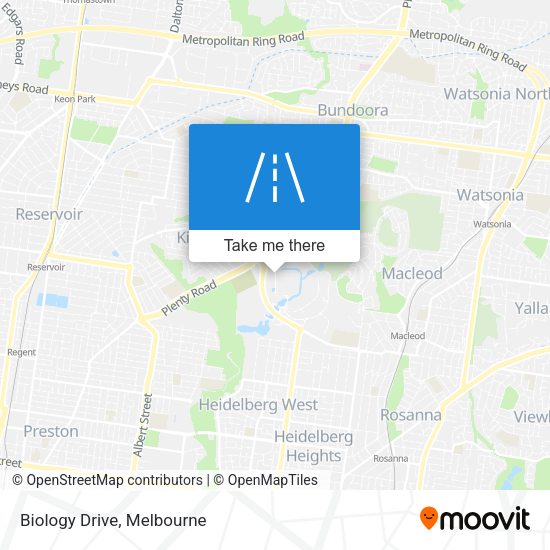 Biology Drive map