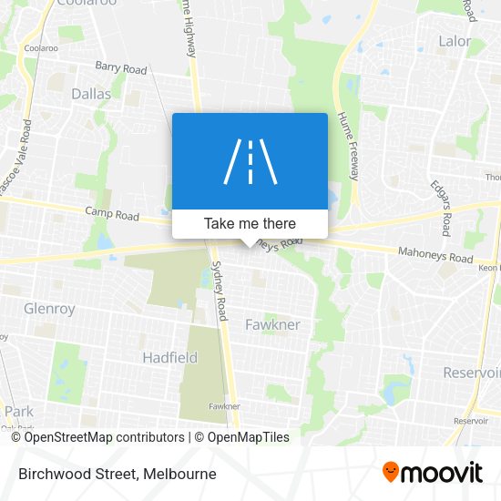 Birchwood Street map