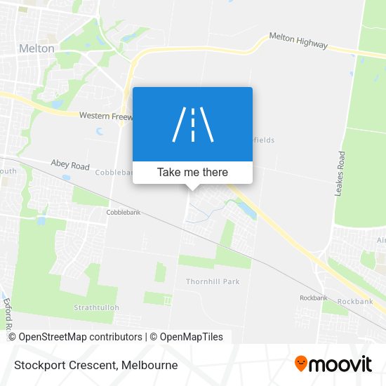 Stockport Crescent map