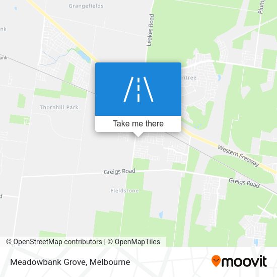 Meadowbank Grove map