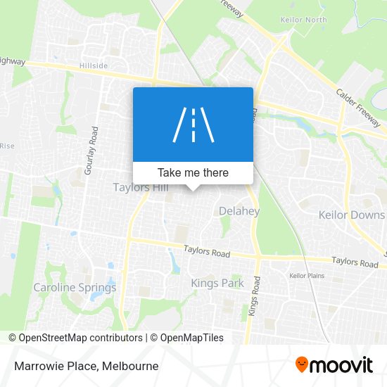 Marrowie Place map
