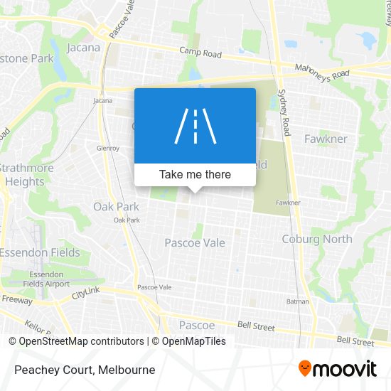 Peachey Court map