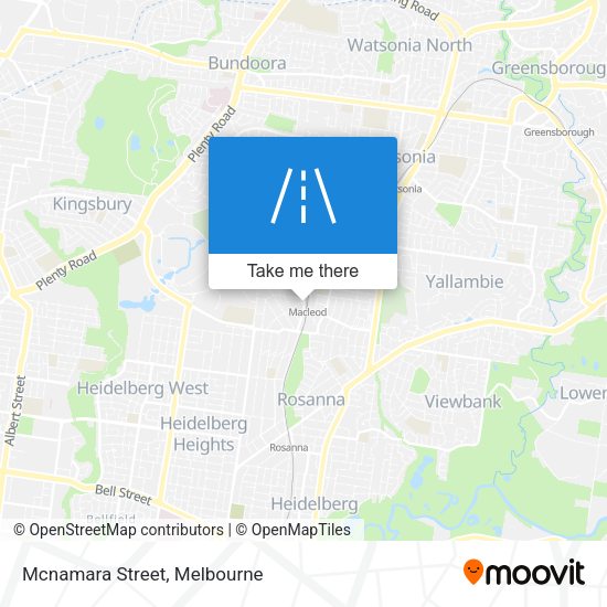 Mcnamara Street map