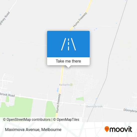 Maximova Avenue map