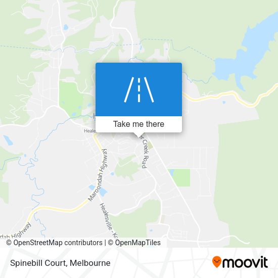 Spinebill Court map
