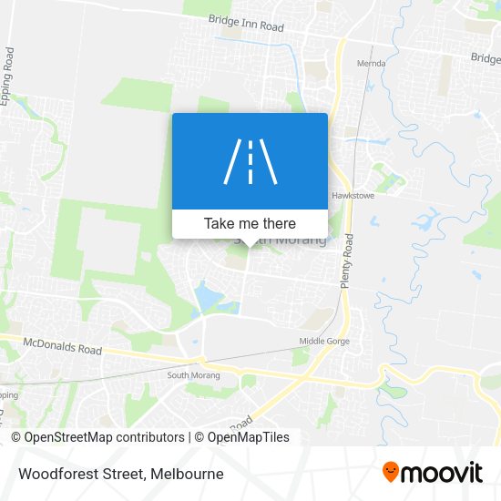 Woodforest Street map