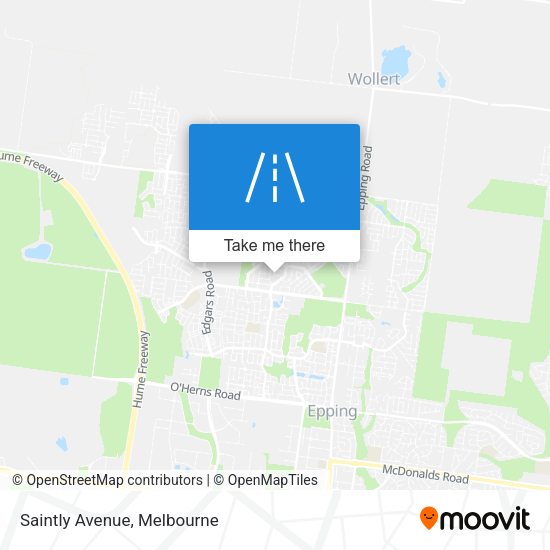 Saintly Avenue map
