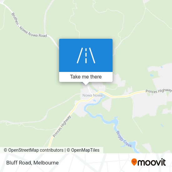 Bluff Road map