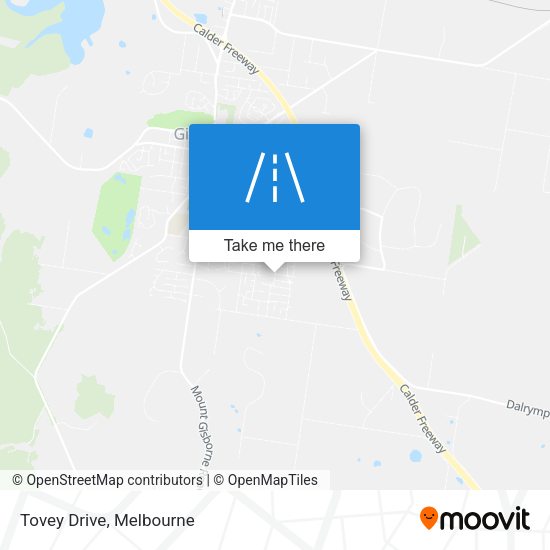 Tovey Drive map