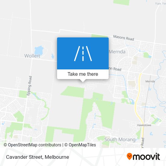 Cavander Street map