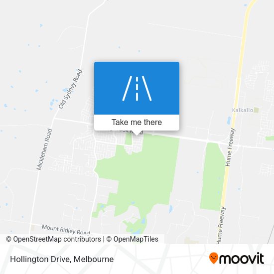 Hollington Drive map