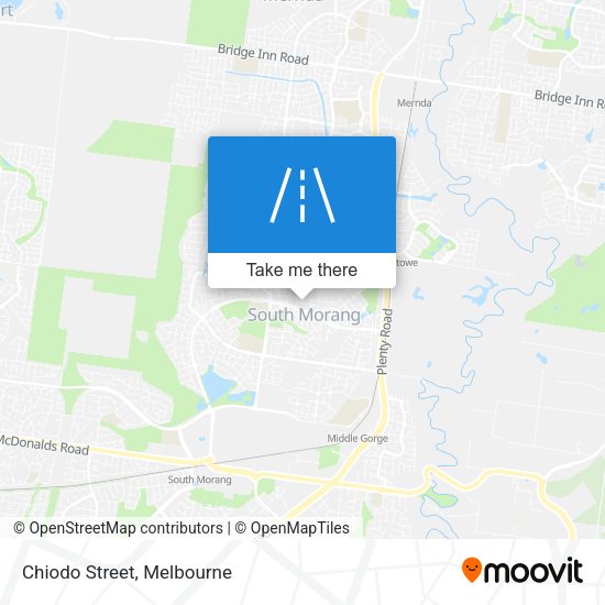 Chiodo Street map