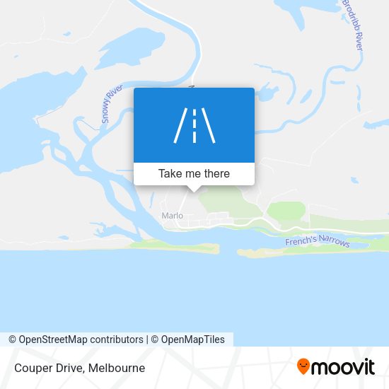 Couper Drive map