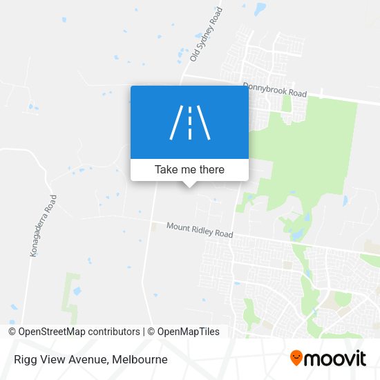 Rigg View Avenue map