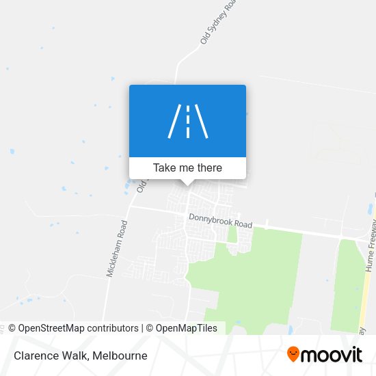 Clarence Walk map