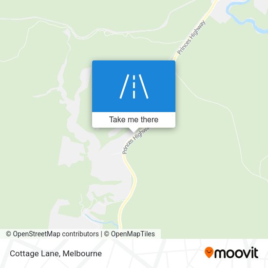Cottage Lane map