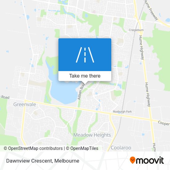 Dawnview Crescent map