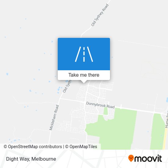 Dight Way map