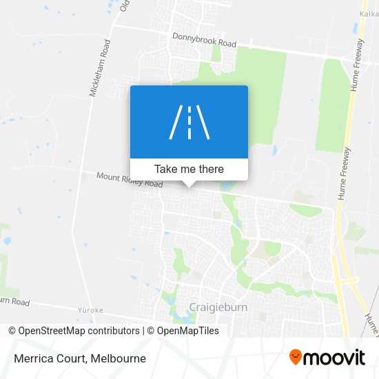 Merrica Court map