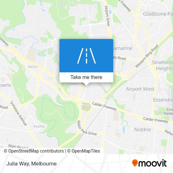 Julia Way map