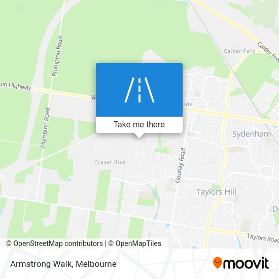 Armstrong Walk map