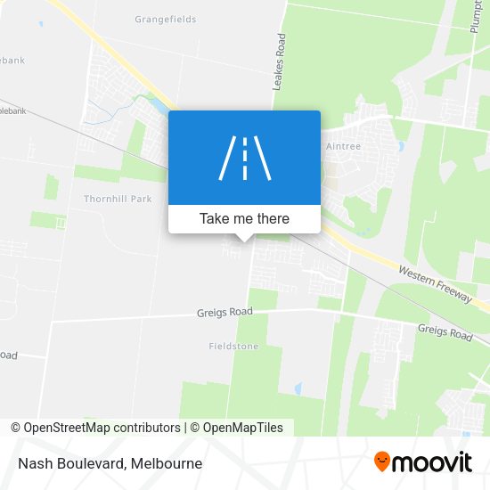 Nash Boulevard map